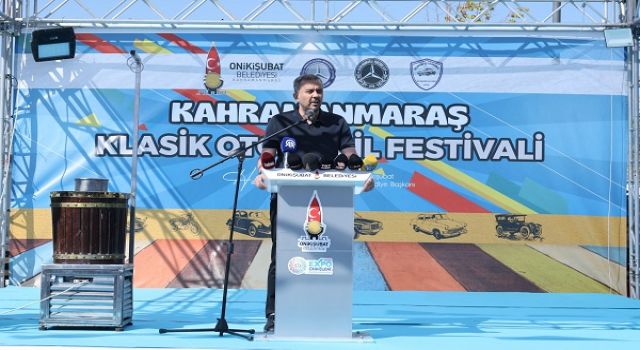 Onikişubat Belediyesi’nin Kahramanmaraş Klasik Otomobil Festivali yoğun ilgi gördü