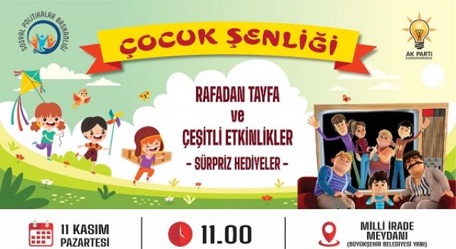 Haydi Çocuklar, Şenlik Sizi Bekliyor!