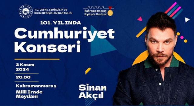 Sinan Akçıl'la Cumhuriyet Konserine Herkes Davetli