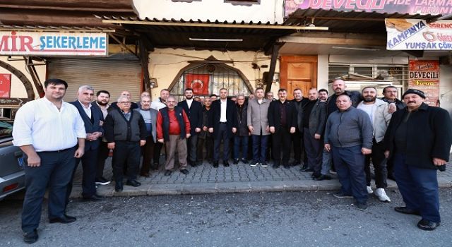 Başkan Toptaş’a Akçakoyunlu Mahallesi’nde yoğun ilgi