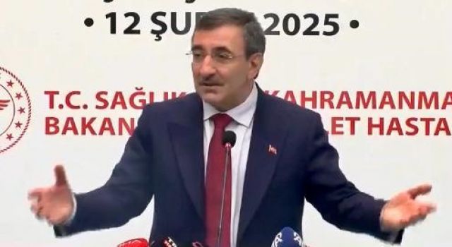 Cumhurbaşkanı Yardımcısı Cevdet Yılmaz Devlet Hastanesi Açılışında Konuştu