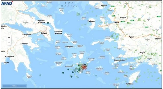 Ege Denizi'ndeki Depremler 400'ü Aştı