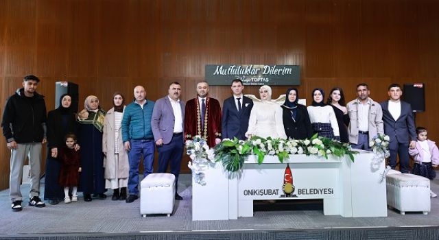 Onikişubat Belediyesi’nden 14 Şubat'ta 25 çifte toplu nikah töreni