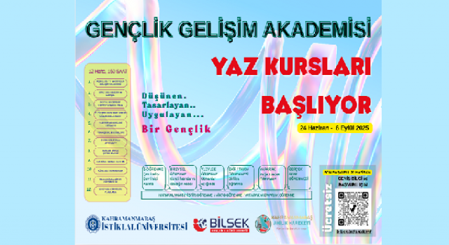 Gençlik Gelişim Akademisi Başlıyor!