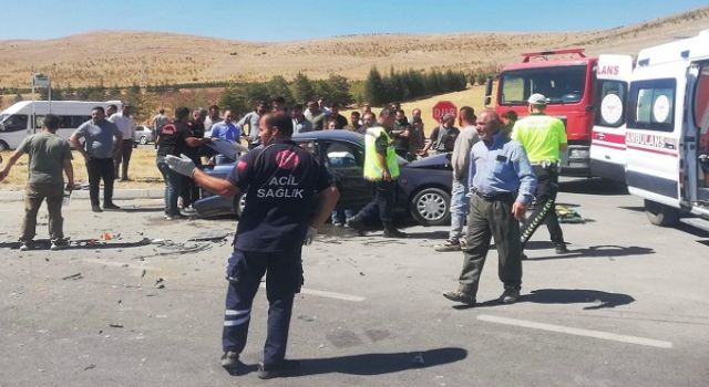 Afşin’de zincirleme kaza: 1 Ölü, 8 Yaralı