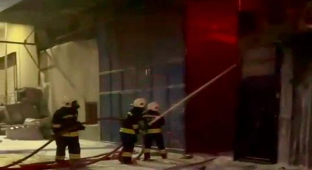 Kahramanmaraş’ta iş yerinde yangın