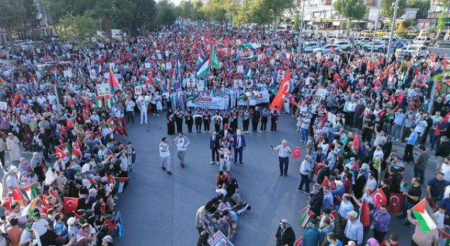 Kahramanmaraş, Gazze İçin Tek Yürek Oldu