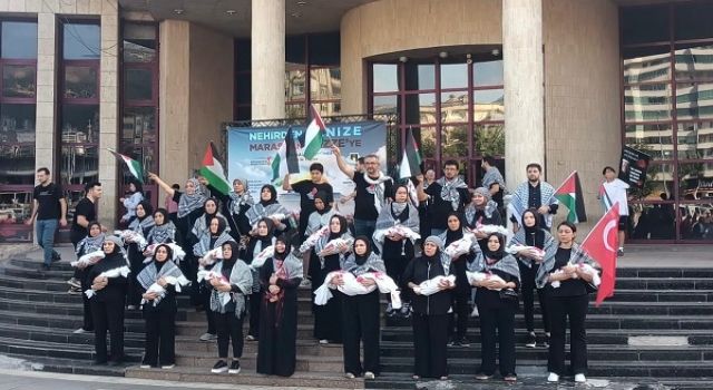 Kahramanmaraş’ta Gazze İçin Destek Konvoyu Düzenlendi