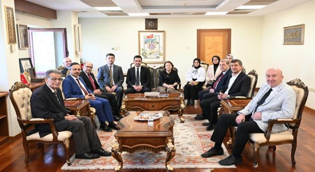 Prof. Dr. Sami Güçlü’den KSÜ Rektörü Prof. Dr. Alptekin Yasım’a Ziyaret