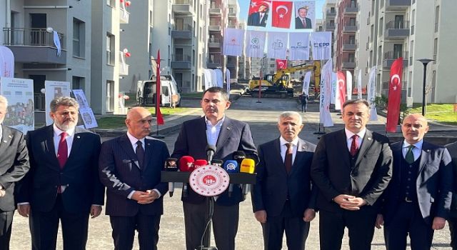 Bakan Kurum, “Deprem bölgesinde son çiviler çakılıyor”