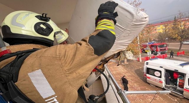 Kahramanmaraş’ta itfaiyenin zamanında müdahalesi hayat kurtardı