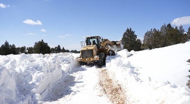 İlçelerde Kar Temizliği İçin Büyükşehir Sahada