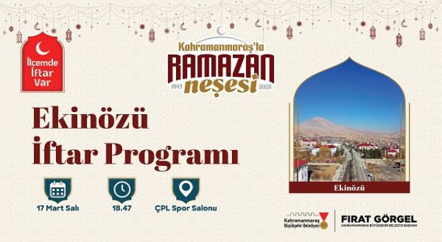 Büyükşehir, Ekinözü’nde Ramazan Sofrası Kuruyor