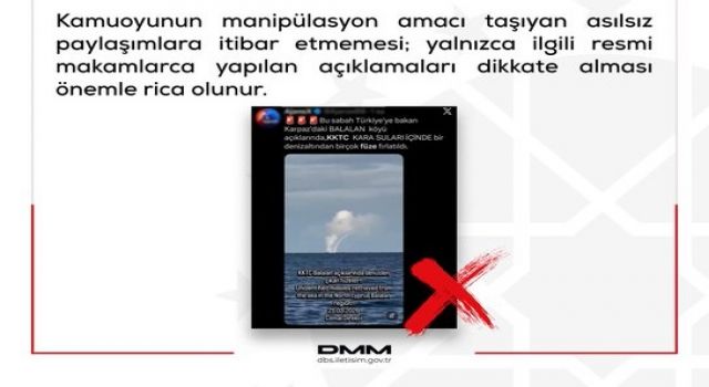 Dezenformasyonla Mücadele Merkezinden Açıklama