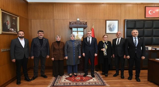 Başkan Görgel, AK Parti Kadın Kolları Başkanı Ercan’ı Makamında Ağırladı