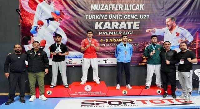 Kahramanmaraşlı karateciden Türkiye ikinciliği