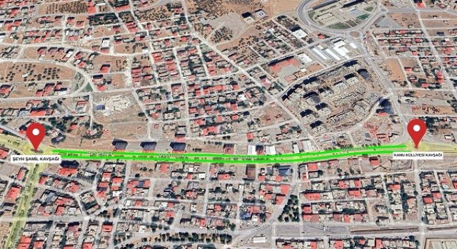 Büyükşehir, Dulkadiroğlu’nda Şeyh Şamil ve Vezir Hoca Bulvarlarını Sıcak Asfaltla Buluşturuyor