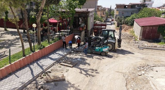 Büyükşehir’den Dulkadiroğlu Egemenlik Mahallesi’nde Cadde ve Sokak Yenileme Çalışması