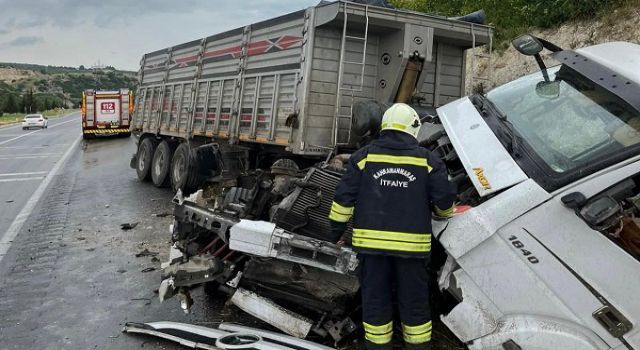 Kahramanmaraş’ta Tır Kazası: Sürücü yaralı 