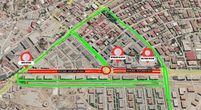 Sürücülerin Dikkatine! Azerbaycan Bulvarı’nda Kısmi Trafik Düzenlemesi