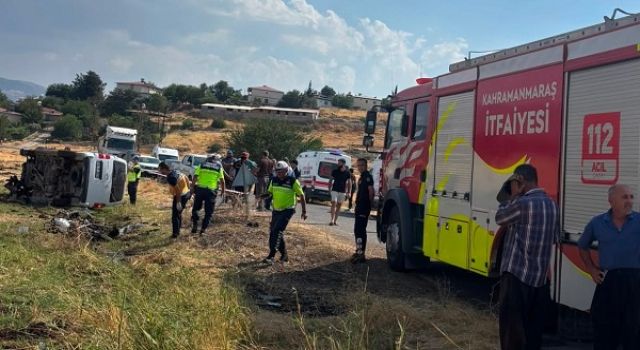 Kahramanmaraş’ta feci kaza: 1 ölü 1 ağır yaralı 