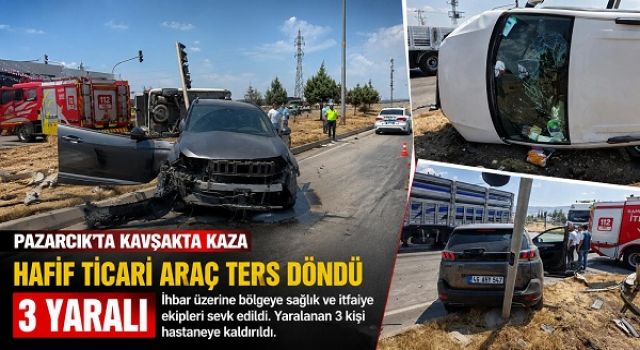 Kahramanmaraş’ta Trafik kazası: 3 yaralı 