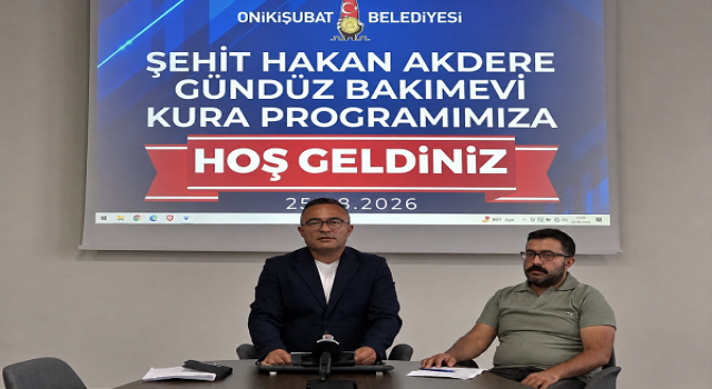 Onikişubat Belediyesi’nin 45 farklı mahalleden başvuru alan Gündüz Bakımevi’nde yeni dönemin kuraları çekildi