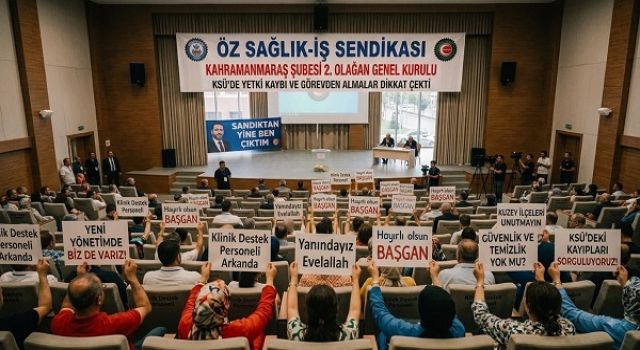 ÖZ SAĞLIK-İŞ KAHRAMANMARAŞ ŞUBESİ’NDE SEÇİM SONRASI “SOĞUK DUŞ”