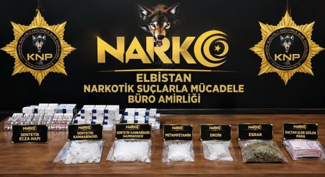 Kahramanmaraş’ta yasaklı madde operasyonları: 8 kişi tutuklandı