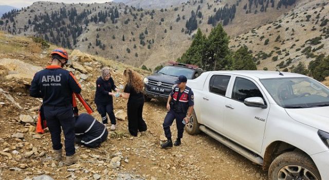 Dağlık Arazide Fenalaştı AFAD Yetişti 