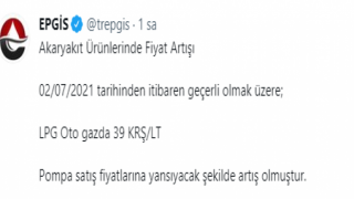 Otogaza Büyük Zam