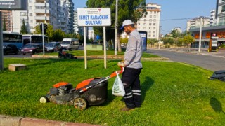 Büyükşehir’den Yeşil Alanlarda Bakım Çalışması