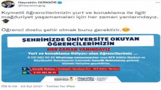 Büyükşehir Belediyesinden üniversite öğrencilerine barınma desteği