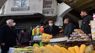 BAŞKAN OKAY, KAPALI ÇARŞI ESNAFIYLA BİR ARAYA GELDİ