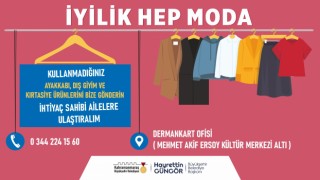 Büyükşehir’den “İyilik Hep Moda” Projesi