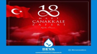 DEVA Partisi Kahramanmaraş İl Başkanlığı 18 Mart Çanakkale Zaferini Kutladı