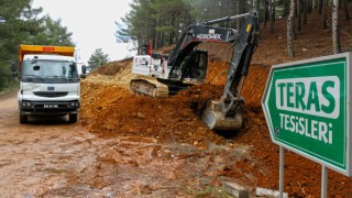 Seyir Terası’nın Yolu Genişletiliyor