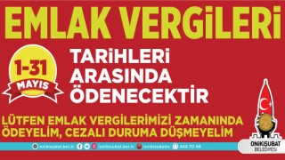 Emlak Vergisi Ödemeleri 1-31 Mayıs Tarihleri Arasında