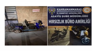 KAHRAMANMARAŞ'TA ELEKTRİKLİ BİSİKLET HIRSIZLARI YAKALANDI