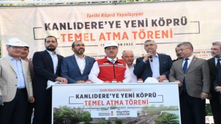 Kanlıdere’nin Yeni Köprüsü’nün Temeli Atıldı