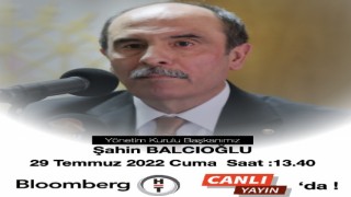 Şahin Balcıoğlu Bloomberg HT TV'de Canlı yayın Konuğu