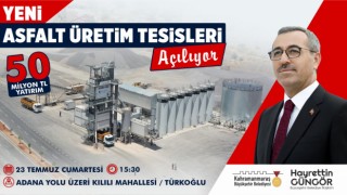 Yeni Asfalt Üretim Tesisleri Açılıyor