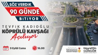 Tevfik Kadıoğlu Köprülü Kavşağı Açılıyor