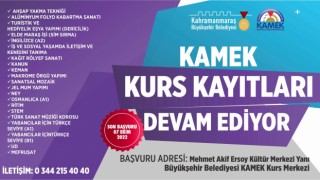 KAMEK Kurs Kayıtları Devam Ediyor