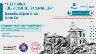 Afet Sonrası Psiko-Sosyal Destek Seminerleri Başlıyor!