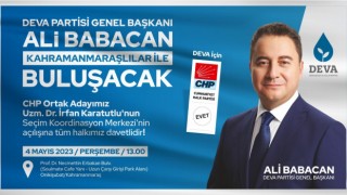 Ali Babacan Kahramanmaraş’a Geliyor!