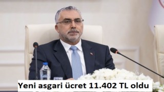 Yeni Asgari Ücret 11.402 Lira Oldu