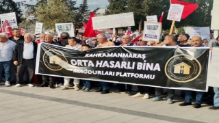 Kahramanmaraş'ta orta hasarlı bina sakinlerinden tepki  