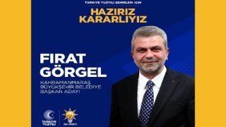 Ak Parti Kahramanmaraş Büyükşehir Adayı Fırat Görgel Oldu