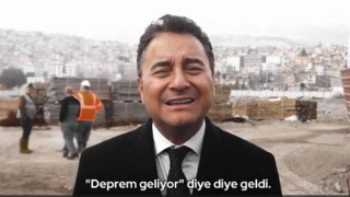 Ali Babacan, uyardığı otelin enkazının önünden seslendi